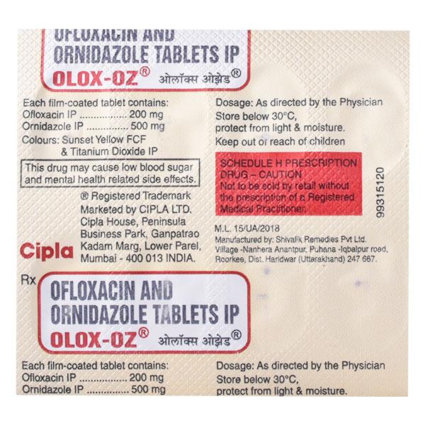 Netmeds | OLOX OZ TABLET 10'S