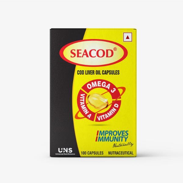 Netmeds | Seacod Cod Liver Oil Capsules 100's