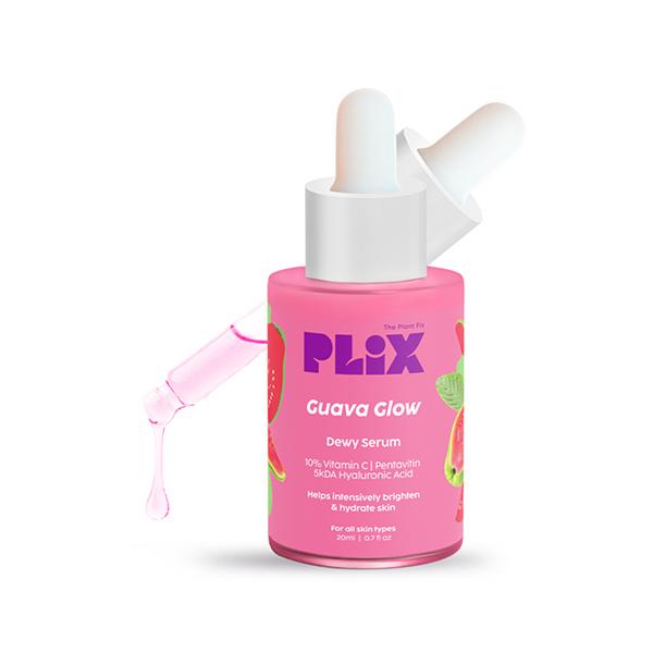 Netmeds | Plix The Plant Fix 10% Vitamin C Guava Face Serum For Skin Brightening For Unisex 20 ml
