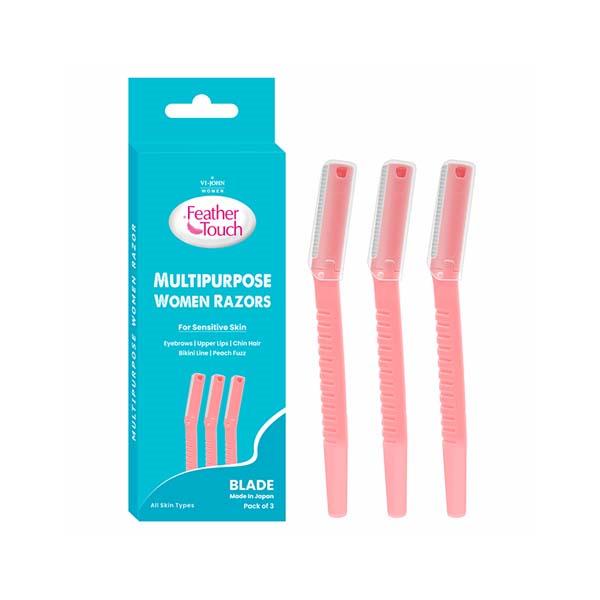 Netmeds | Vi-John Women Feather Touch Multi Purpose Women Razor 3's