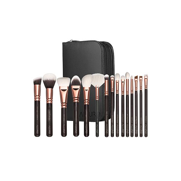 Netmeds | Allure Set of 15 Rose Gold Brushes -RGK 15 1's