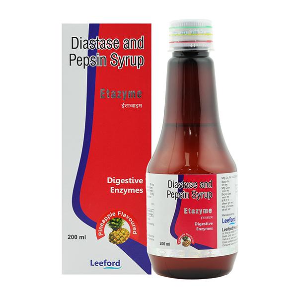 Netmeds | Etazyme Pineapple Flavoured Syrup 200ml