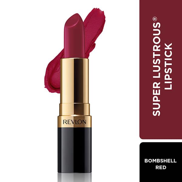 Netmeds | Revlon Super Lustrous Lipstick - Bombshell Red 4.2 Gm