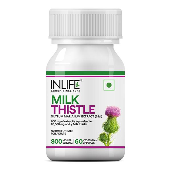 Netmeds | INLIFE Milk Thistle 800 mg Vegetarian Capsule 60's