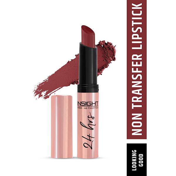 Netmeds | INSIGHT COSMETICS 24 HRS NON TRANSFER MATTE LIPSTICK (LL-03)-LOOKING GOOD (18) 3 gm