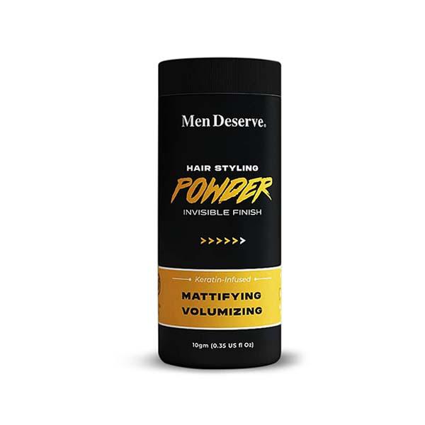 Netmeds | Men Deserve Hair Volumizing Powder Wax for High Volume, Strong Hold and Matte Finish Look 10 gm