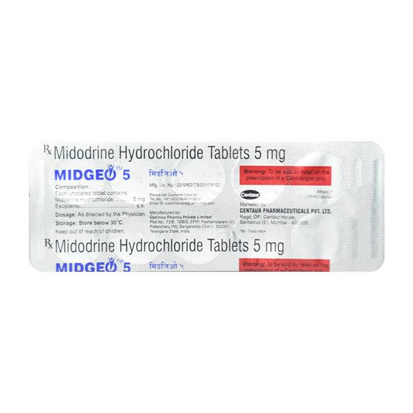 Netmeds | MIDGEO 5mg Tablet 10's