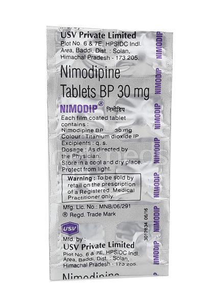 Netmeds | Nimodip 30mg Tablet 10'S