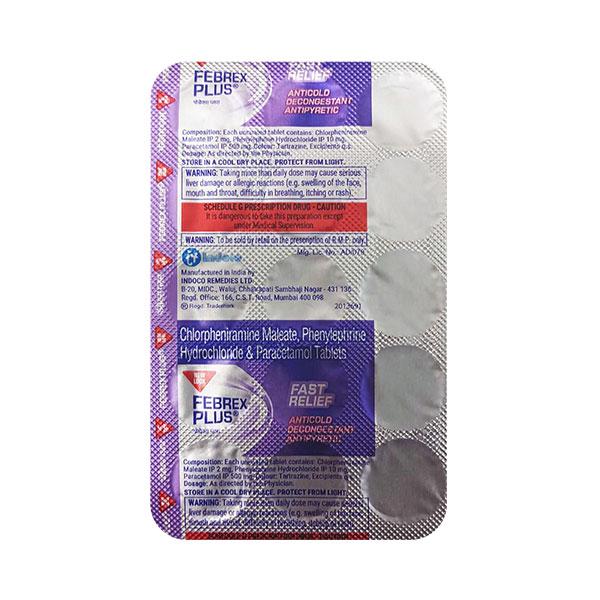 Netmeds | FEBREX PLUS Tablet 15's