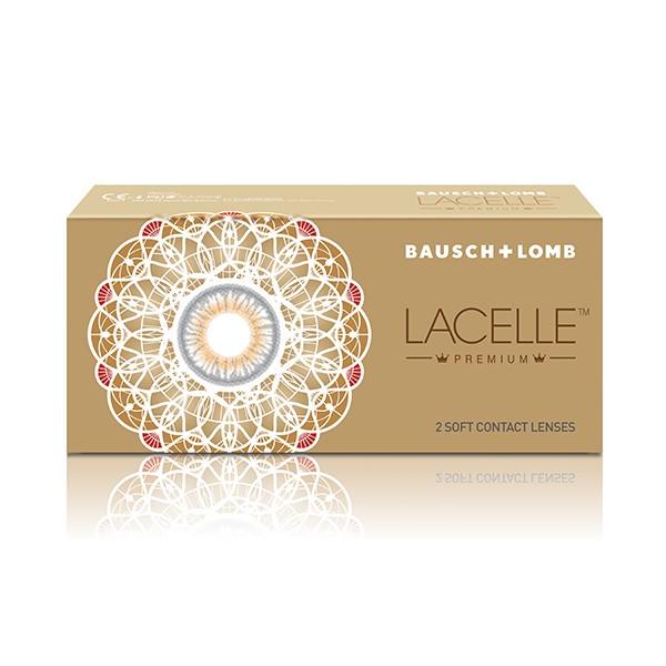 Netmeds | Bausch & Lomb LACELLE Premium Colored Monthly Contact Lens - 2 Lens/Box - Violet (PWR 0.00)