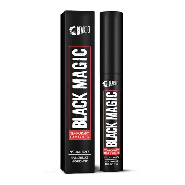 Netmeds | Beardo Black Magic Temporary Hair Color Liquid - Natural Black 5 ml