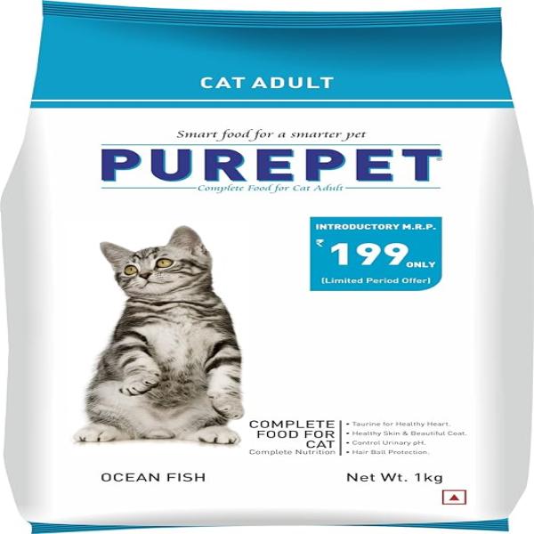 Netmeds | Purepet Adult Cat Food - Ocean Fish 1 kg