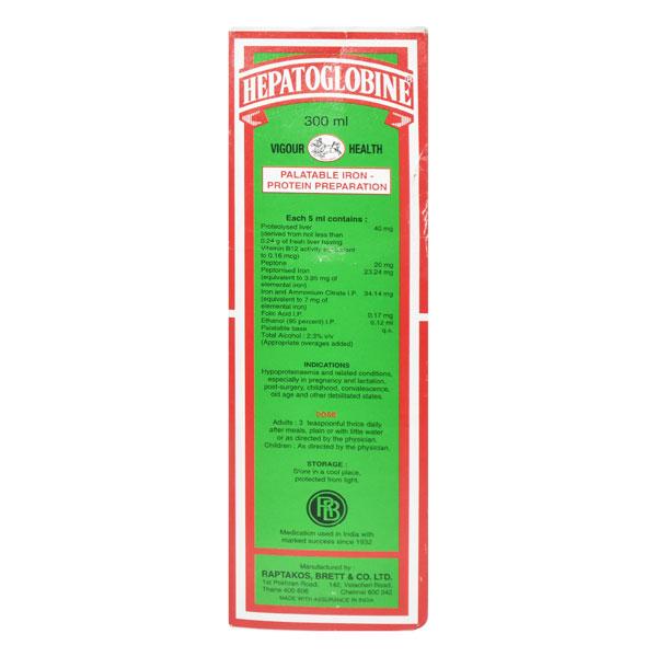 Netmeds | Hepatoglobine Syrup 300ml