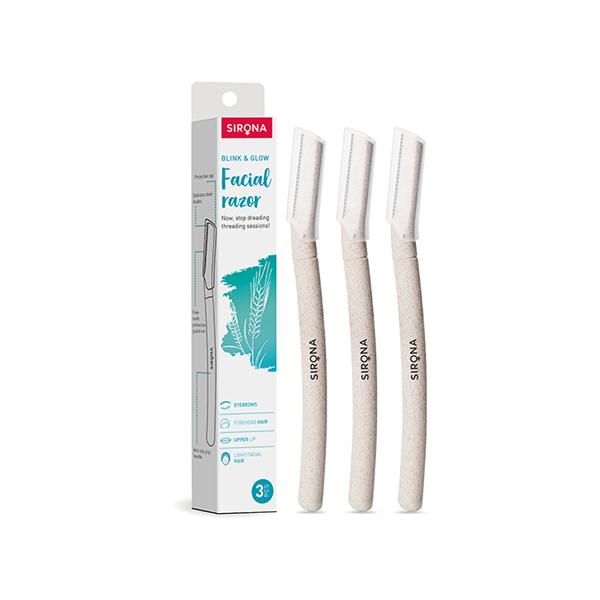 Netmeds | Sirona Blink and Glow Face Razor 3's