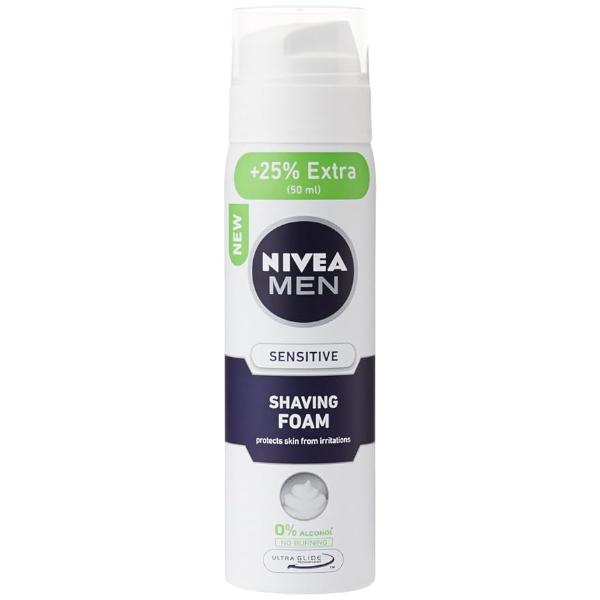 Netmeds | Nivea Men Sensitive Shaving Foam (+25% extra ) 250 ml