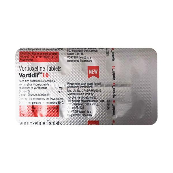 Netmeds | VORTIDIF 10 Tablet 10's