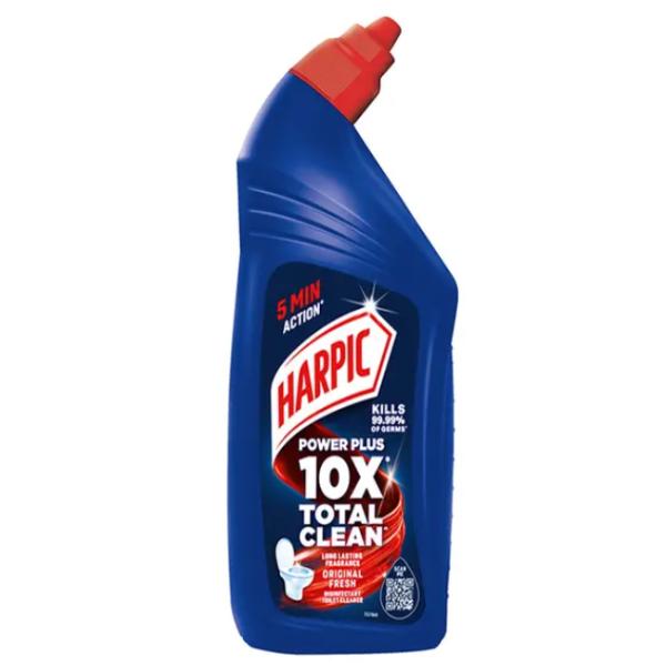 Netmeds | Harpic Power Plus 10X Total Clean Original Fresh Disinfectant Toilet Cleaner 200 ml