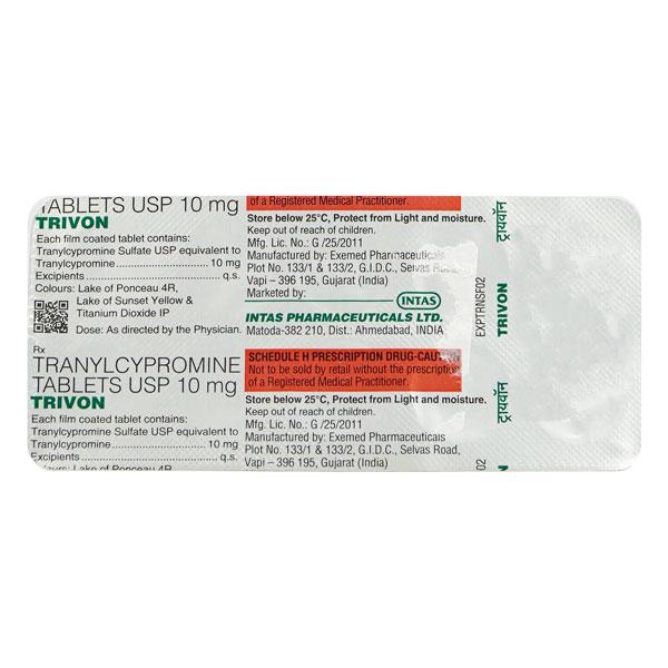 Netmeds | TRIVON 10mg Tablet 10's