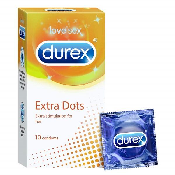 Netmeds | Durex Condoms - Extra Dots 10's