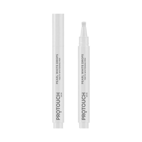 Netmeds | Protouch Pearl White Drops, Teeth Whitening Pen Gel, Whiter Teeth & Fresher Breath for a Brighter Smile on-the-go, Enamel Safe 2.8ml