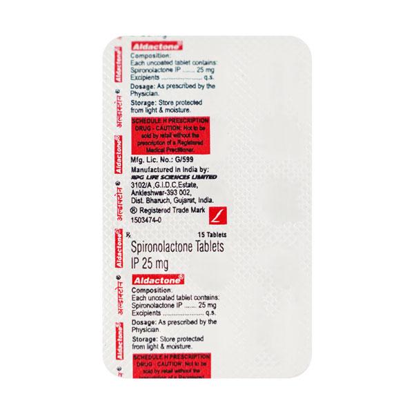 Netmeds | Aldactone 25mg Tablet 15'S