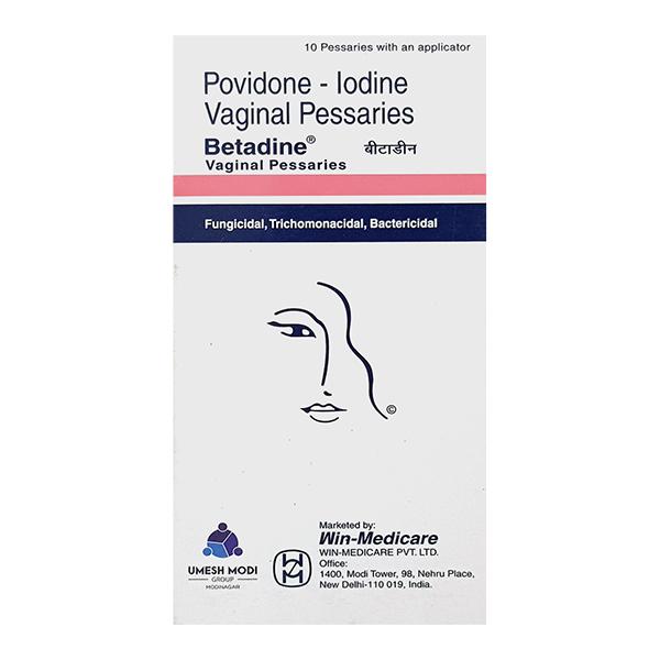 Netmeds | Betadine Vaginal Pessarie 10'S