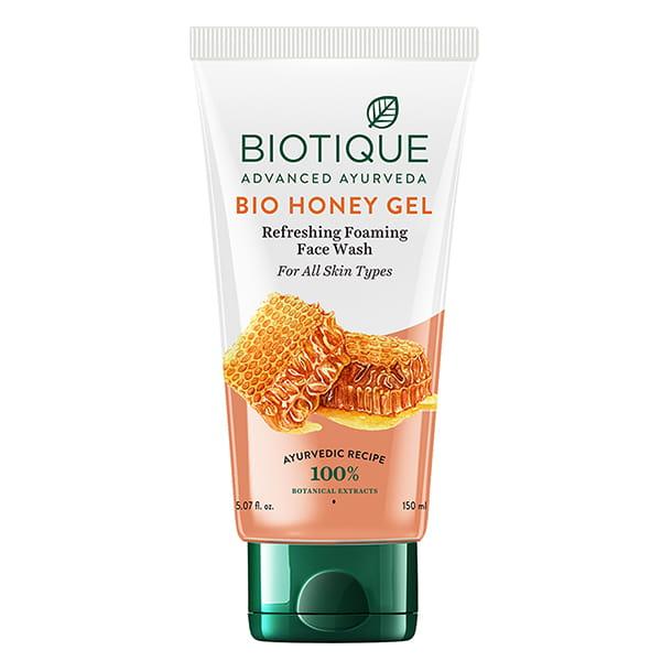 Netmeds | Biotique Bio Honey Gel Hydrating Face Wash All Skin 150ml