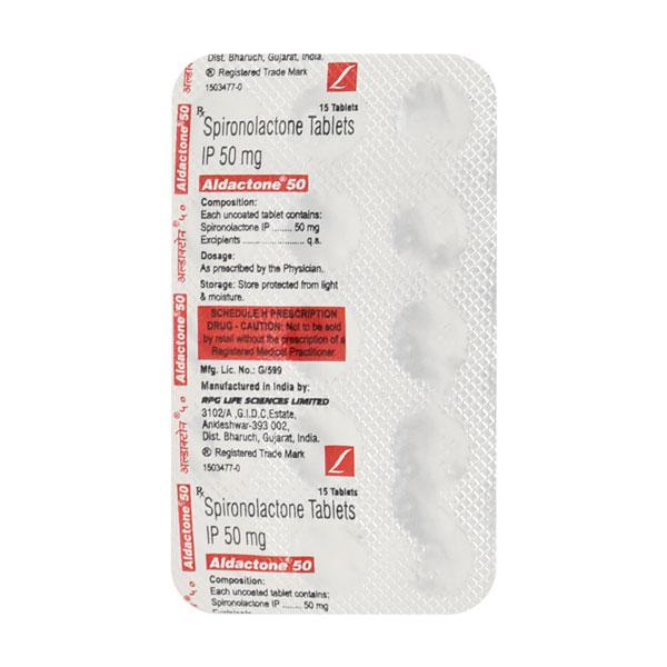 Netmeds | Aldactone 50mg Tablet 15'S