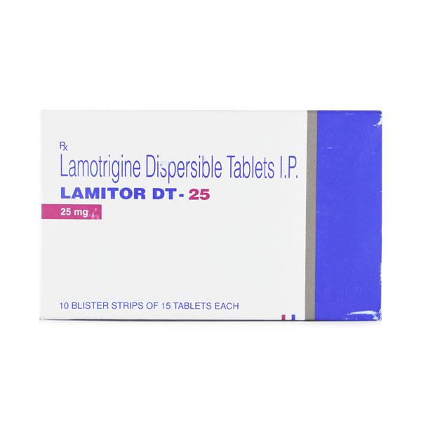 Netmeds | LAMITOR DT 25mg Tablet 15's
