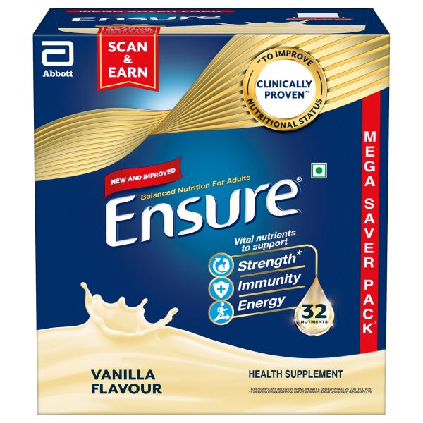 Netmeds | Ensure Nutritional Powder - Vanilla Flavour 1.9 kg (Refill Pack)
