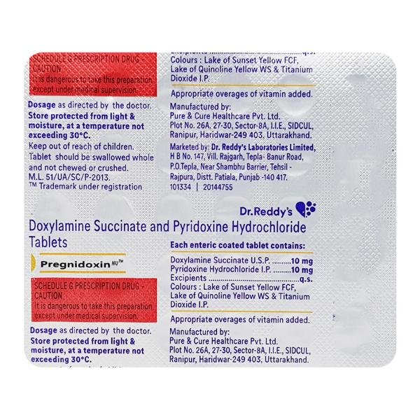 Netmeds | Pregnidoxin NU Tablet 30'S