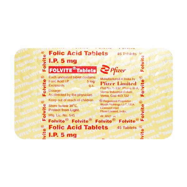 Netmeds | Folvite Tablet 45'S
