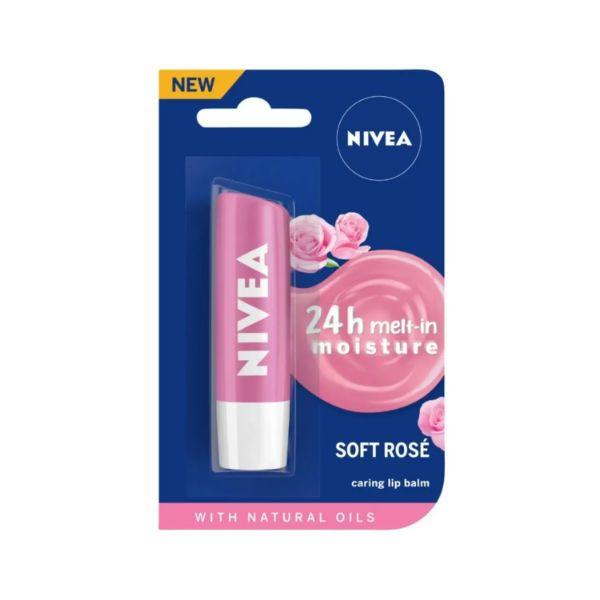 Netmeds | NIVEA LIP CARE BALM SOFT ROSE 4.8 gm