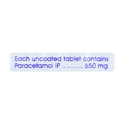 Paracip 650mg Tablet 10'S - Fever-Ana