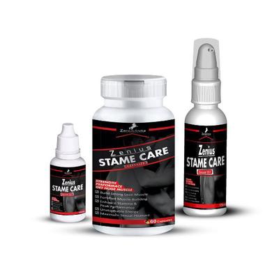 Zenius Stame Care Sexual Oil 15 ml + Stame Care Capsule 60's + Stame Care Sexual Oil 30 ml 1's - Other Supplements