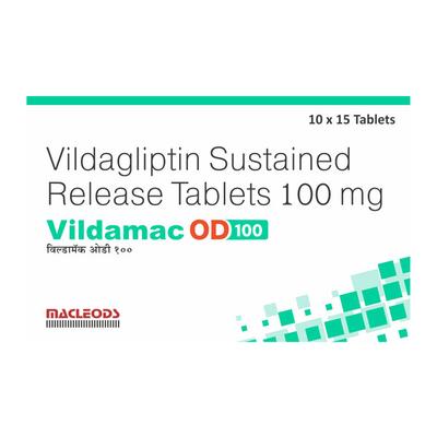 VILDAMAC OD 100 Tablet 15's - Diabetes-Ant