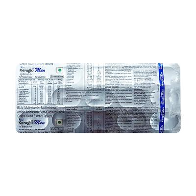 KERAGLO MEN NEW GLUTEN FREE Tablet 15's - Supplements-Vam
