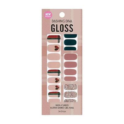 Dashing Diva Gloss Nail Polish - Tartan Heart 1's - Nail Care