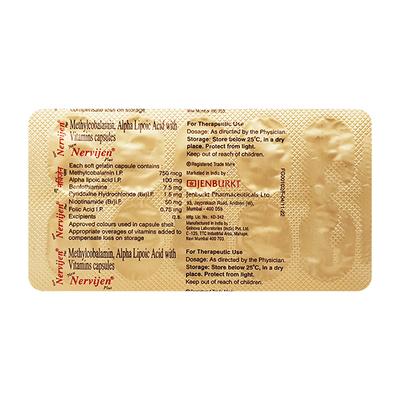 NERVIJEN PLUS NEW Capsule 10's - Neuropathic Pain-Dru