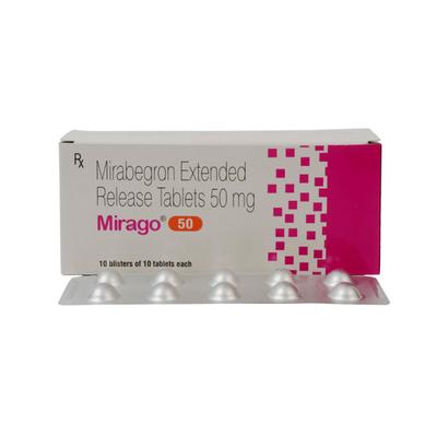 Mirago 50mg Tablet 10'S - Urinary Retention-Dru