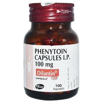 Dilantin 100mg Capsule 100'S - Epilepsy/Convulsion-Ant
