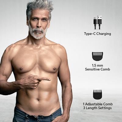 Zlade Ballistic Pro Full-Body Manscaping Trimmer with Ceramic Blades Waterproof 430 gm - Trimmers