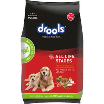 Drools All Life Stages 100% Vegetarian Dog Food 3 kg - Petfood