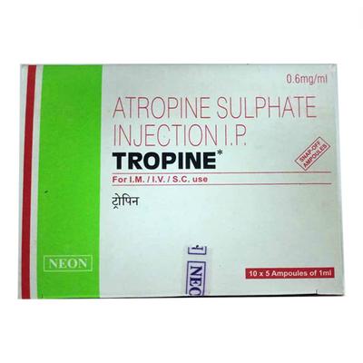 TROPINE INJECTION 1ML - Poisoning/Overdose-Ant