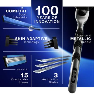 Gillette Mach 3 Fresh Clean Cartridge 4's - Razors & Cartridges