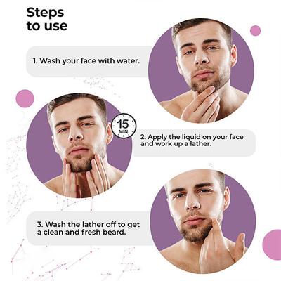 Cosmos by Bewakoof Beard Wash Powered By Cocoa Almond and Argan Oil 100 ml - Beard Wash