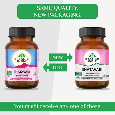Organic India Shatavari Veg Capsules 60's - Women Health