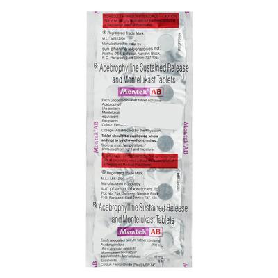 Montek AB Tablet 10'S - Asthma/COPD-Ast