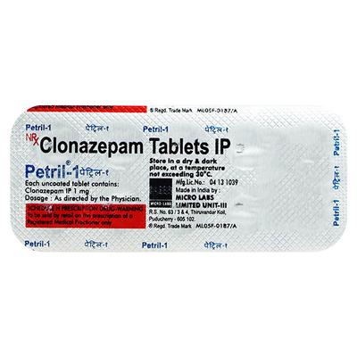 Petril 1mg Tablet 10'S - Anxiety-Anx
