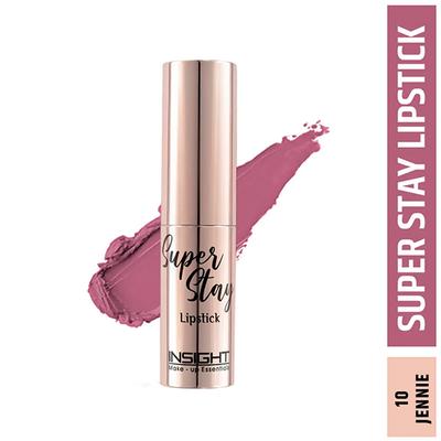 Insight Cosmetics Super Stay Lipstick - Jennie (10) Infused with Argan & Vitamin E Oil 7gm - Lipsticks